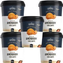 Kit 5X Pasta Amendoim Integral - 1010g Crocante -  Nutr�ssima
