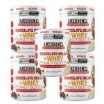 Kit 5X Pasta de amendoim - 1010g Chocolate Belga Whey - AmendoMel