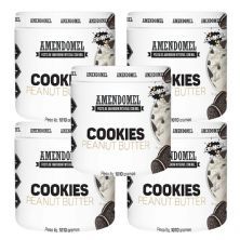 Kit 5X Pasta de Amendoim - 1010g Chocolate Branco Com Cookies - AmendoMel