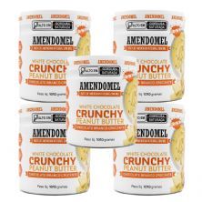 Kit 5X Pasta de amendoim - 1010g Chocolate Branco Crocante -  AmendoMel