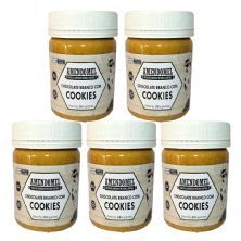 Kit 5X Pasta de Amendoim - 260g Chocolate Branco Com Cookies - Amendomel