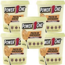 Kit 5X Pasta de Amendoim - 500g Beijinho - Power One