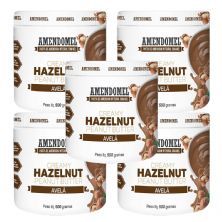 Kit 5X Pasta de Amendoim - 500g Chocolate Branco Cacau c/ Avel� - AmendoMel