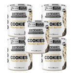 Kit 5X Pasta de Amendoim - 500g Chocolate Branco Com Cookies - AmendoMel