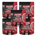 Kit 5X Pasta de Amendoim - 500g Com Frutas Vermelhas - Amendomel
