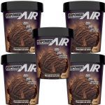 Kit 5X Pasta de Amendoim - 600g Sorvete Chocolate ao Leite - VitaPower Air