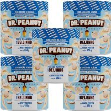 Kit 5X Pasta de Amendoim - 650g Beijinho com Whey - Dr. Peanut