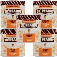 Kit 5X Pasta de Amendoim - 650g Chocolate Branco com Whey - Dr. Peanut