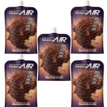 Kit 5X Pasta de Amendoim - 80g Pouch Sorvete Chocolate ao Leite - VitaPower Air
