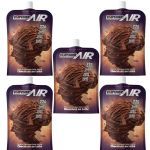 Kit 5X Pasta de Amendoim - 80g Pouch Sorvete Chocolate ao Leite - VitaPower Air