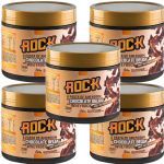 Kit 5X Pasta de Amendoim com Whey - 500g Chocolate Belga - Rock Peanut	