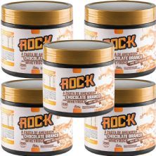 Kit 5X Pasta de Amendoim Com Whey - 500g Chocolate Branco - Rock Peanut