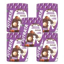 Kit 5X Pasta de Amendoim com Whey - 600g Avel� - Nutrata