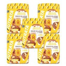 Kit 5X Pasta de Amendoim com Whey - 600g Dulce de Leche Crunch - Nutrata