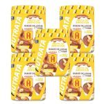 Kit 5X Pasta de Amendoim com Whey - 600g Dulce de Leche Crunch - Nutrata