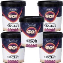 Kit 5X Pasta de Amendoim Go! - 400g Chocolate - Nutr�ssima