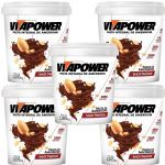 Kit 5X Pasta de Amendoim Integral - 1005g Shot Protein - VitaPower