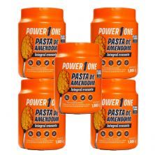 Kit 5X Pasta de Amendoim Integral Crocante - 1000g - Power One