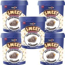 Kit 5X Pasta de Amendoim Sweet - 500g Cajuzinho - Power One