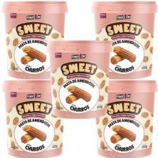 Kit 5X Pasta de Amendoim Sweet - 500g Churros - Power One