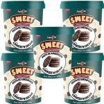 Kit 5X Pasta de Amendoim Sweet - 500g Cookies And Cream - Power One