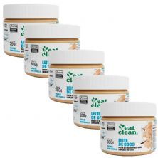 Kit 5X Pasta de Castanha de Caju - 300g Leite de Coco - Eat Clean