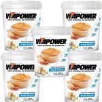 Kit 5X Pasta Integral de Amendoim - 1005g Blank Protein - VitaPower