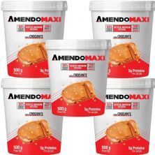 Kit 5X Pasta Integral de Amendoim - 500g Crocante- AmendoMaxi