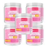 Kit 5X Pept�deos de Col�geno Verisol com �cido Hialur�nico - 300g Natural - NewNutrition
