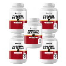 Kit 5X Picolinato de Cromo - 60 C�psulas - NewNutrition