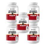 Kit 5X Picolinato de Cromo - 60 C�psulas - NewNutrition