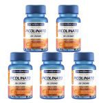 Kit 5X Picolinato de Cromo - 60 Comprimidos - Catarinense Nutri��o
