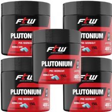 Kit 5X Plutonium Pre - Workout - 150g Bubble Gum - FTW