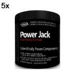 Kit 5X Power Jack Nox Pump Formula - 150g + 30 C�psulas Uva- Power Supplements