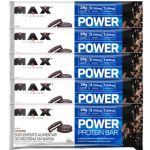 Kit 5X Power Protein Bar - 1 Unidade 90g Cookies - Max Titanium	