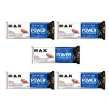 Kit 5X Power Protein Bar - 1 Unidade 90g Morango Sensation - Max Titanium
