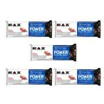 Kit 5X Power Protein Bar - 1 Unidade 90g Morango Sensation - Max Titanium