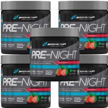 Kit 5X Pre-Night Pr� Treino Noturno - 200g Morango - BodyAction
