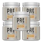 Kit 5X Pr� Treino - 390g Honey Red Berries Ginger - True Source