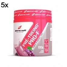 Kit 5X Pr� Treino Pro-F Pre-Workout - 100g Uva com Blueberry - BodyAction