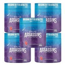 Kit 5X Pr� Treino Viking Assassins - 300g Tropical Fruits - Canibal