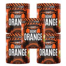 Kit 5X Pre Workout Agent Orange - 250g Abacaxi com Gengibre - New Millen