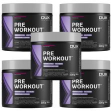 Kit 5X Pre Workout Original - 300g Pink Lemonade - Dux Nutrition