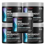 Kit 5X Pre Workout Stim Free - 300g Frutas Vermelhas - Dux Human Health