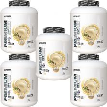 Kit 5X Premium 2w Whey - 2000g Baunilha - Nutrata