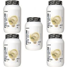 Kit 5X Premium Whey - 900g  Creme De Baunilha - Nutrata