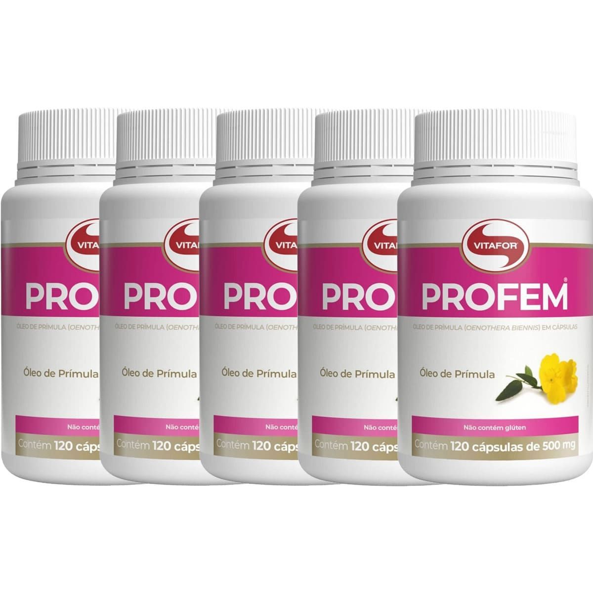 Kit 5X Profem - 120 C�psulas - Vitafor