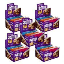 Kit 5X Protein Bar - 12 Unidades de 55g Mista - Bodyaction