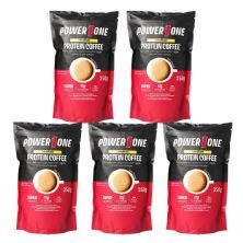Kit 5X Protein Coffe - 350g Cappuccino - Power1One