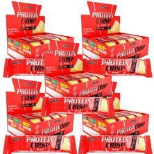 Kit 5X Protein Crisp Bar - 12 Unidades 45g Cheesecake Frutas Vermelhas - IntegralM�dica